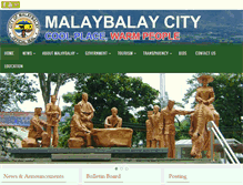 Tablet Screenshot of malaybalaycity.gov.ph